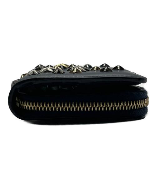 JIMMY CHOO（ジミーチュウ）JIMMY CHOO (ジミーチュウ) 2つ折り財布 ネイビーの古着・服飾アイテム