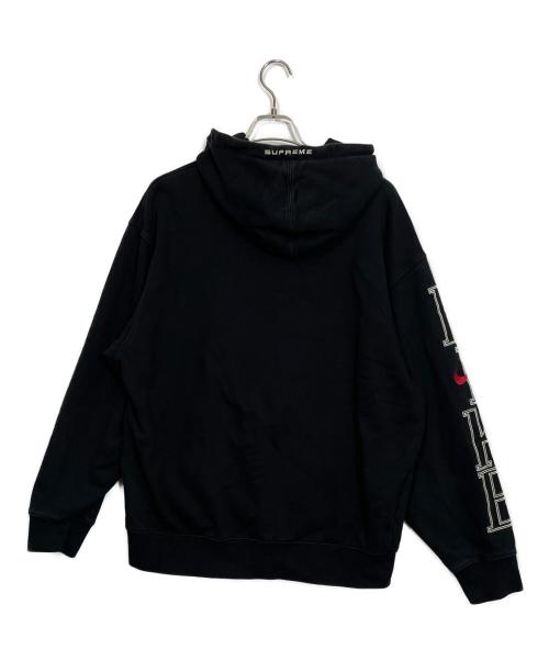 NIKE（ナイキ）NIKE (ナイキ) SUPREME (シュプリーム) プルオーバーパーカー ブラック サイズ:Lの古着・服飾アイテム