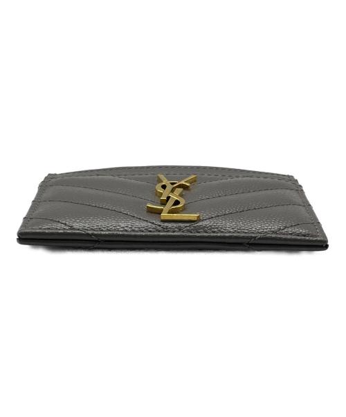 Yves Saint Laurent（イヴサンローラン）Yves Saint Laurent (イヴサンローラン) カードケース グレーの古着・服飾アイテム
