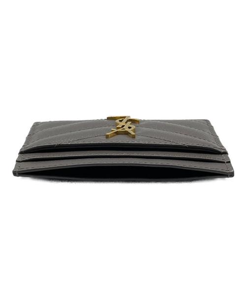 Yves Saint Laurent（イヴサンローラン）Yves Saint Laurent (イヴサンローラン) カードケース グレーの古着・服飾アイテム