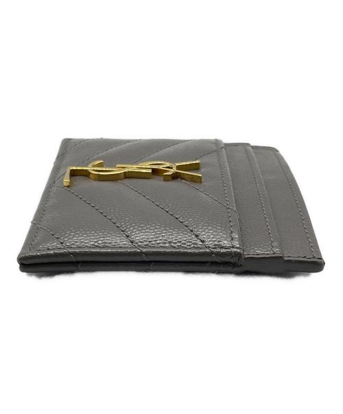 Yves Saint Laurent（イヴサンローラン）Yves Saint Laurent (イヴサンローラン) カードケース グレーの古着・服飾アイテム