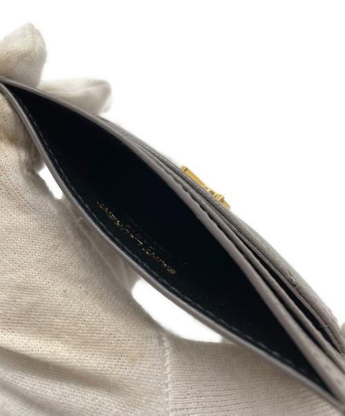 Yves Saint Laurent（イヴサンローラン）Yves Saint Laurent (イヴサンローラン) カードケース グレーの古着・服飾アイテム