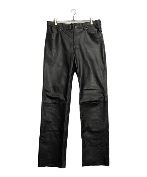 HARLEY-DAVIDSON（ハーレーダビッドソン）HARLEY-DAVIDSON (ハーレーダビッドソン) レザーパンツ ブラック サイズ:38の古着・服飾アイテム