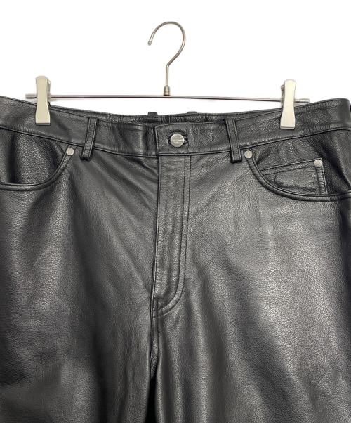HARLEY-DAVIDSON（ハーレーダビッドソン）HARLEY-DAVIDSON (ハーレーダビッドソン) レザーパンツ ブラック サイズ:38の古着・服飾アイテム