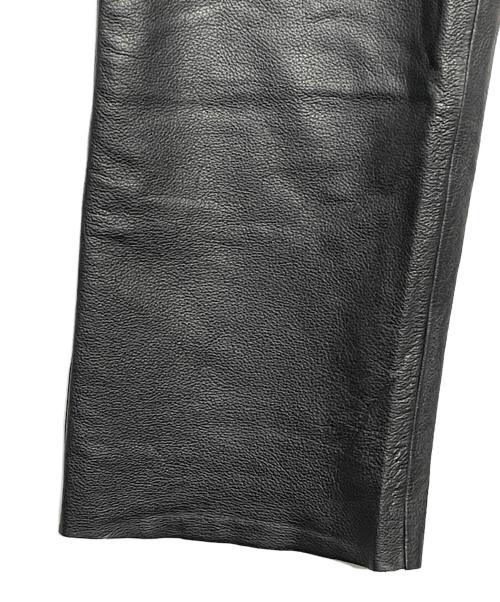 HARLEY-DAVIDSON（ハーレーダビッドソン）HARLEY-DAVIDSON (ハーレーダビッドソン) レザーパンツ ブラック サイズ:38の古着・服飾アイテム