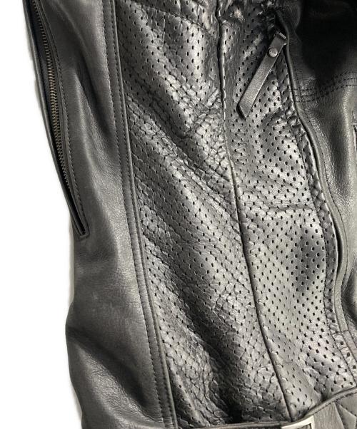 HARLEY-DAVIDSON（ハーレーダビッドソン）HARLEY-DAVIDSON (ハーレーダビッドソン) レザージャケット ブラック サイズ:XLの古着・服飾アイテム