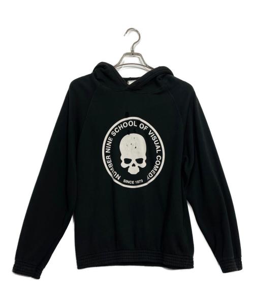 NUMBER (N)INE（ナンバーナイン）NUMBER (N)INE (ナンバーナイン) プルオーバーパーカー ブラック サイズ:3の古着・服飾アイテム