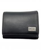 DIESELディーゼル）の古着「3つ折り財布」｜ブラック