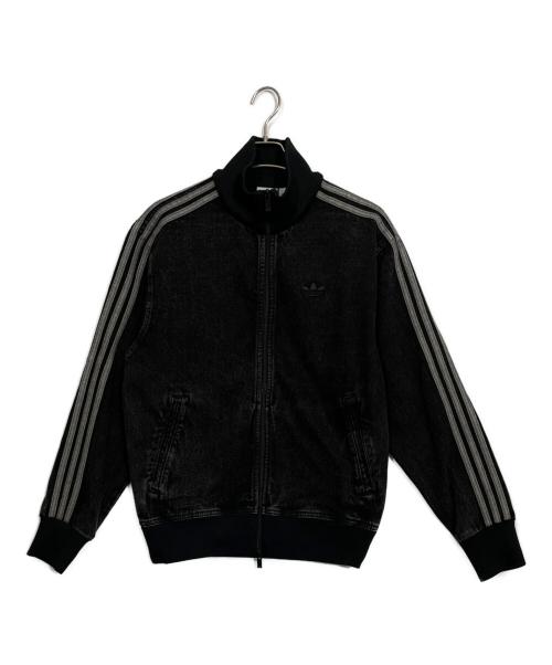 adidas（アディダス）adidas (アディダス) デニム ファイヤーバード トラック ブラック サイズ:Mの古着・服飾アイテム