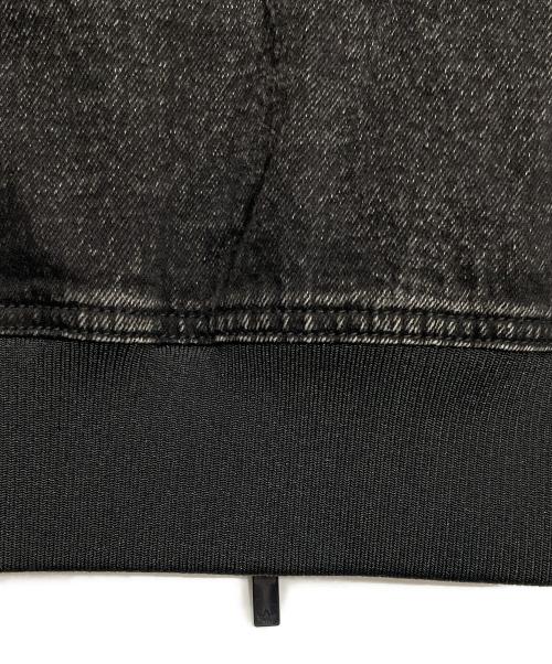 adidas（アディダス）adidas (アディダス) デニム ファイヤーバード トラック ブラック サイズ:Mの古着・服飾アイテム