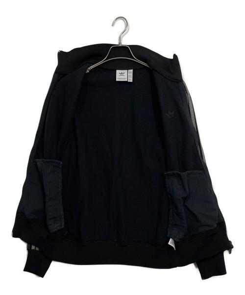 adidas（アディダス）adidas (アディダス) デニム ファイヤーバード トラック ブラック サイズ:Mの古着・服飾アイテム
