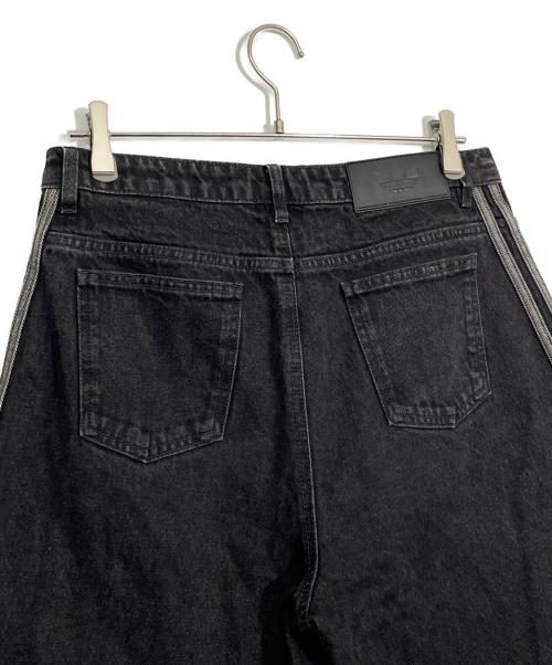 adidas（アディダス）adidas (アディダス) ルーズデニムパンツ ブラック サイズ:81㎝(32)の古着・服飾アイテム