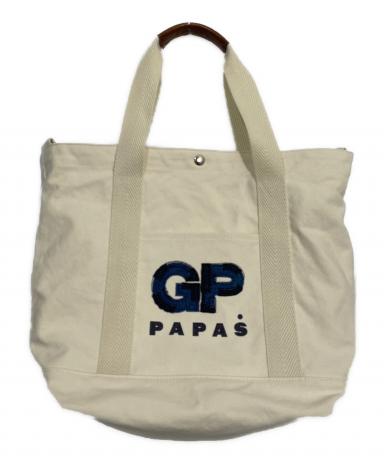 中古・古着通販】PAPAS (パパス) トートバッグ アイボリー｜ブランド 