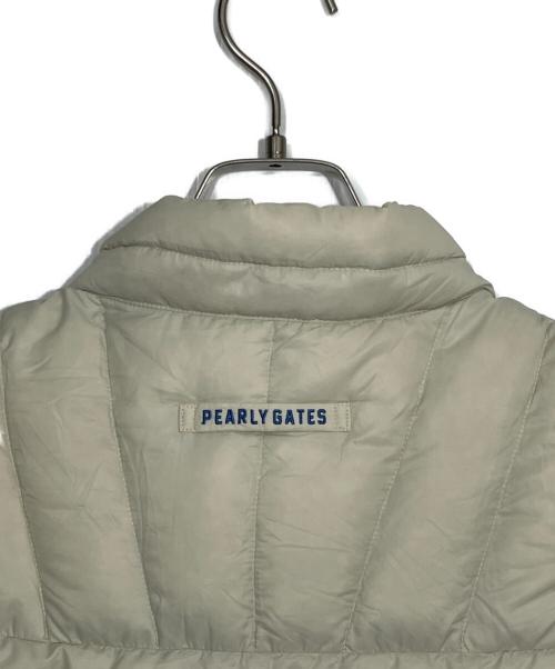 PEARLY GATES（パーリーゲイツ）PEARLY GATES (パーリーゲイツ) ダウンベスト アイボリー サイズ:5の古着・服飾アイテム