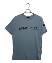 MONCLER（モンクレール）の古着「半袖Tシャツ」｜スカイブルー