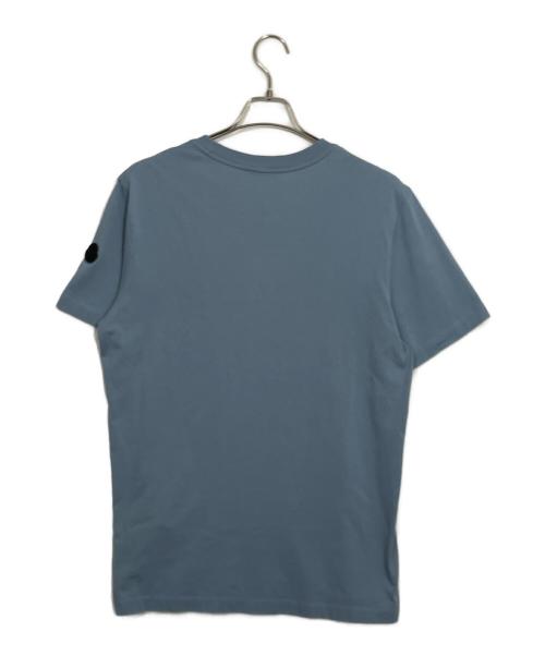 MONCLER（モンクレール）MONCLER (モンクレール) 半袖Tシャツ スカイブルー サイズ:Lの古着・服飾アイテム
