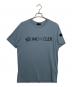 MONCLER（モンクレール）の古着「半袖Tシャツ」｜スカイブルー