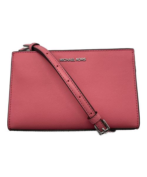 MICHAEL KORS（マイケルコース）MICHAEL KORS (マイケルコース) ショルダーバッグ ピンクの古着・服飾アイテム