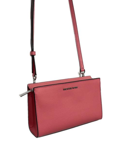 MICHAEL KORS（マイケルコース）MICHAEL KORS (マイケルコース) ショルダーバッグ ピンクの古着・服飾アイテム