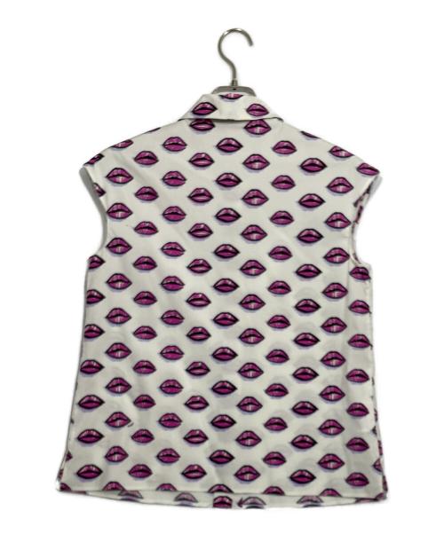 PRADA（プラダ）PRADA (プラダ) ノースリーブシャツ ホワイト サイズ:40の古着・服飾アイテム