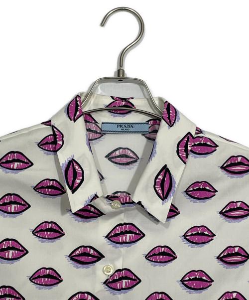PRADA（プラダ）PRADA (プラダ) ノースリーブシャツ ホワイト サイズ:40の古着・服飾アイテム