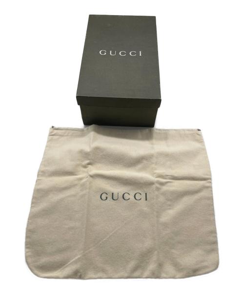 GUCCI（グッチ）GUCCI (グッチ) ショートブーツ ブラウン サイズ:40.5の古着・服飾アイテム