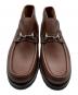 中古・古着 GUCCI (グッチ) ショートブーツ ブラウン サイズ:40.5：18000円