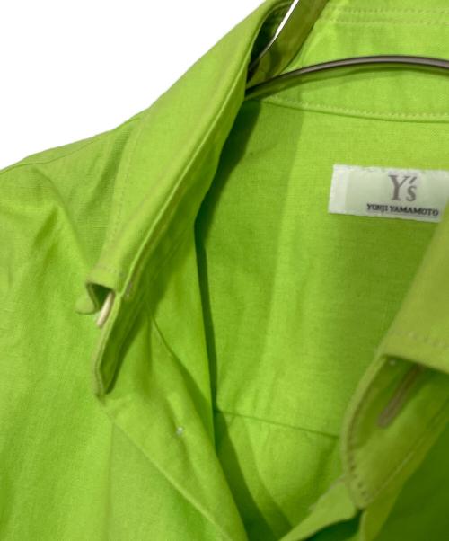 Y's（ワイズ）Y's (ワイズ) 長袖シャツ 黄緑 サイズ:2の古着・服飾アイテム
