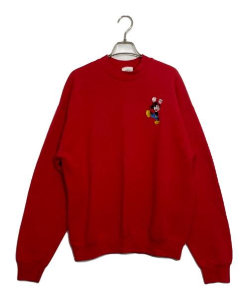 DISNEY（ディズニー）DISNEY (ディズニー) スウェット レッド サイズ:XLの古着・服飾アイテム