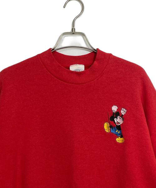 DISNEY（ディズニー）DISNEY (ディズニー) スウェット レッド サイズ:XLの古着・服飾アイテム