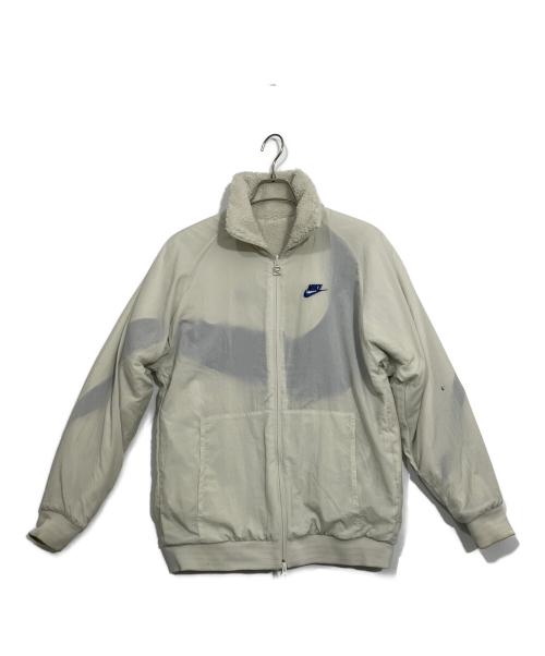 NIKE（ナイキ）NIKE (ナイキ) リバーシブルフリースジャケット ホワイト×ぶる サイズ:Mの古着・服飾アイテム