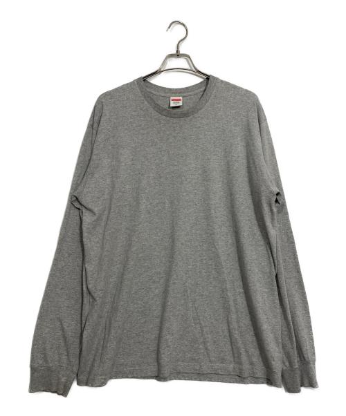 SUPREME（シュプリーム）SUPREME (シュプリーム) 長袖Tシャツ グレー サイズ:XLの古着・服飾アイテム