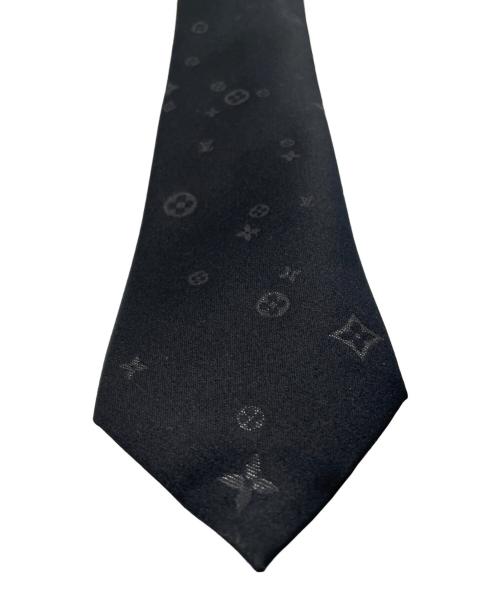 LOUIS VUITTON（ルイ ヴィトン）LOUIS VUITTON (ルイ ヴィトン) ネクタイ・LV スターリーナイト 7CM ブラック サイズ:無しの古着・服飾アイテム