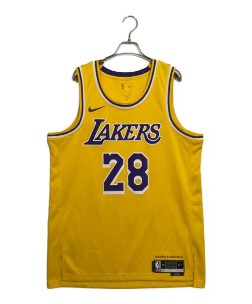 NIKE（ナイキ）NIKE (ナイキ) スポーツウェア イエロー×パープル サイズ:Lの古着・服飾アイテム