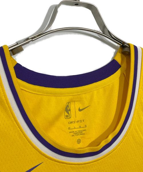 NIKE（ナイキ）NIKE (ナイキ) スポーツウェア イエロー×パープル サイズ:Lの古着・服飾アイテム