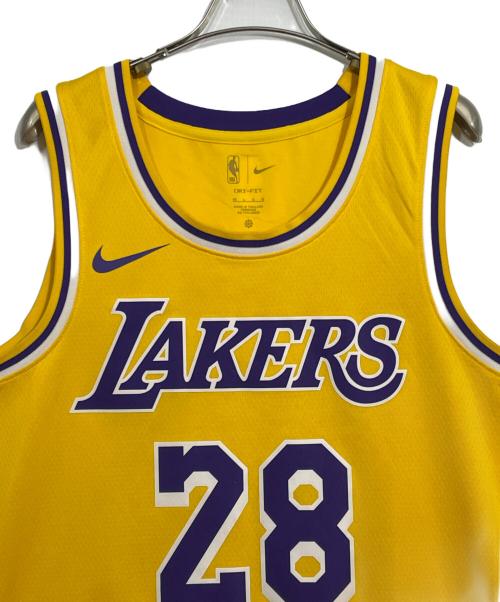 NIKE（ナイキ）NIKE (ナイキ) スポーツウェア イエロー×パープル サイズ:Lの古着・服飾アイテム