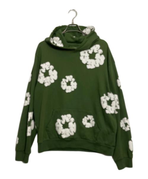 Denim Tears（デニムティアーズ）Denim Tears (デニムティアーズ) パーカー グリーン サイズ:XLの古着・服飾アイテム