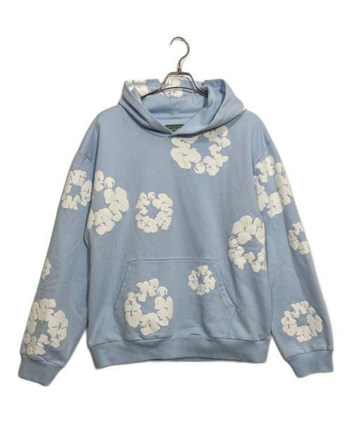 Denim Tears（デニムティアーズ）Denim Tears (デニムティアーズ) パーカー スカイブルー サイズ:Lの古着・服飾アイテム