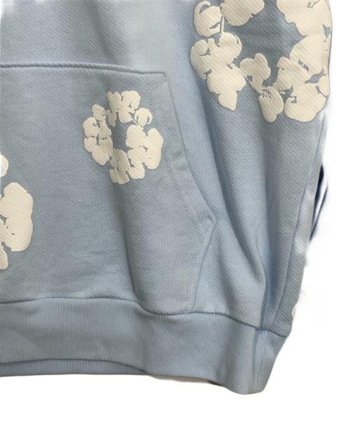 Denim Tears（デニムティアーズ）Denim Tears (デニムティアーズ) パーカー スカイブルー サイズ:Lの古着・服飾アイテム