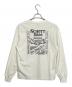 Schott (ショット) 長袖Tシャツ ホワイト サイズ:M：4000円