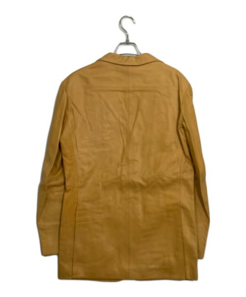 RED MOON（レッドムーン）RED MOON (レッドムーン) レザージャケット カーキ サイズ:40の古着・服飾アイテム