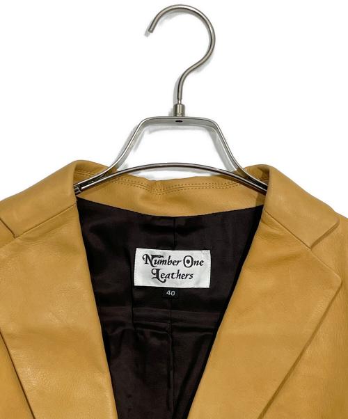 RED MOON（レッドムーン）RED MOON (レッドムーン) レザージャケット カーキ サイズ:40の古着・服飾アイテム