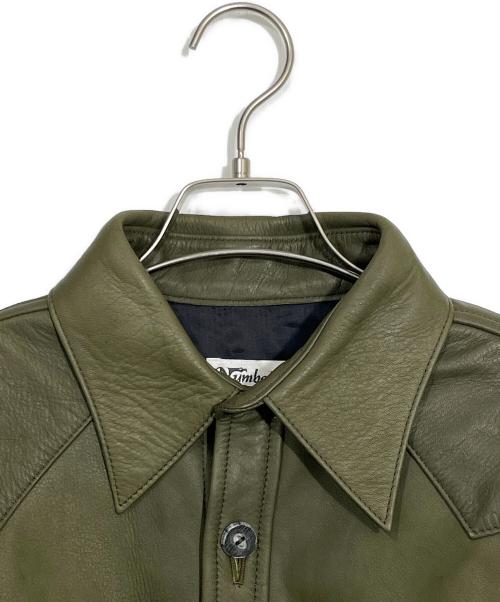 RED MOON（レッドムーン）RED MOON (レッドムーン) レザージャケット オリーブ サイズ:38の古着・服飾アイテム