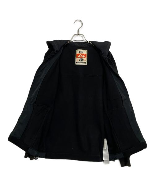 DIESEL（ディーゼル）DIESEL (ディーゼル) ジップパーカー ブラック サイズ:Lの古着・服飾アイテム