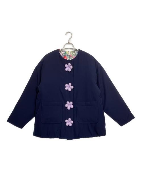 SCOLAR（スカラ）SCOLAR (スカラ) 中綿ジャケット ネイビー サイズ:Mの古着・服飾アイテム