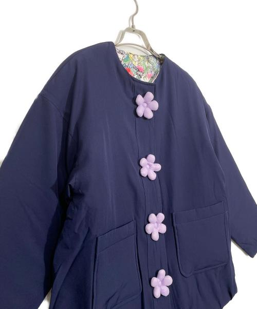 SCOLAR（スカラ）SCOLAR (スカラ) 中綿ジャケット ネイビー サイズ:Mの古着・服飾アイテム