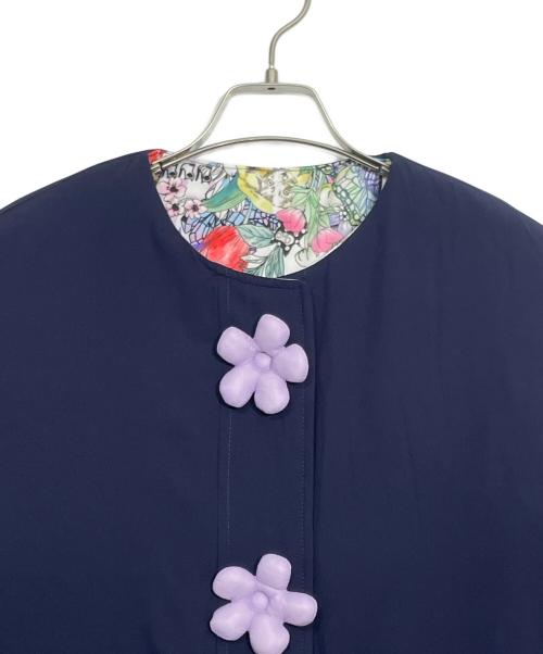 SCOLAR（スカラ）SCOLAR (スカラ) 中綿ジャケット ネイビー サイズ:Mの古着・服飾アイテム