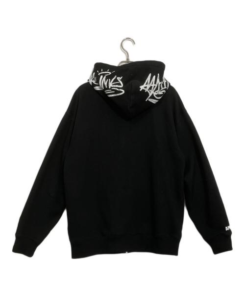 Aape BY A BATHING APE（エーエイプ バイ アベイシングエイプ）Aape BY A BATHING APE (エーエイプ バイ アベイシングエイプ) ジップパーカー ブラック サイズ:Mの古着・服飾アイテム