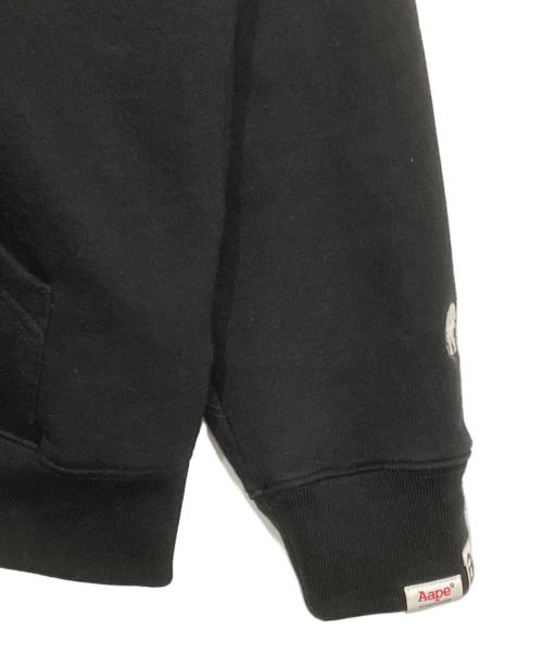 Aape BY A BATHING APE（エーエイプ バイ アベイシングエイプ）Aape BY A BATHING APE (エーエイプ バイ アベイシングエイプ) ジップパーカー ブラック サイズ:Mの古着・服飾アイテム