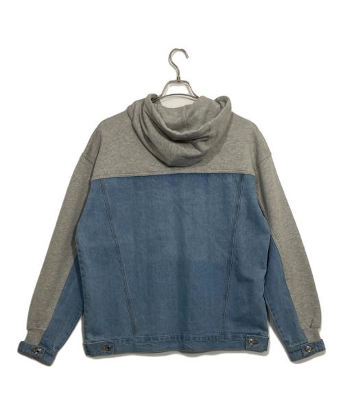 adidas（アディダス）adidas (アディダス) デニムジャケット スカイブルー サイズ:XSの古着・服飾アイテム